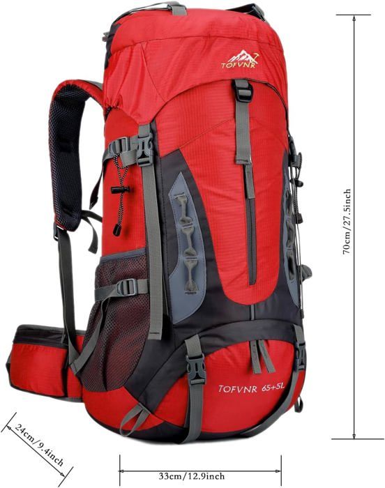 Gkstly Sac à Dos De Randonnée 80 L, Camping Sac à Dos