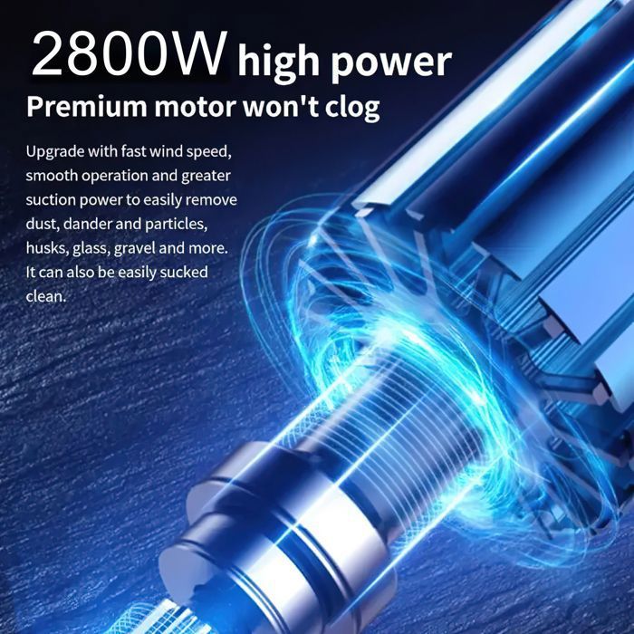 Aspirateur Sans Sac 2800 W, Aspirateur Cyclonique Léger et Puissant — free download