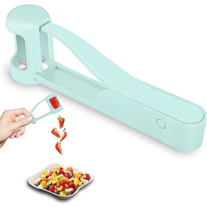 Trancheuse à Raisin En Acier Inoxydable – Coupe En 4 Morceaux, Pour Bébés, Enfants Et Seniors