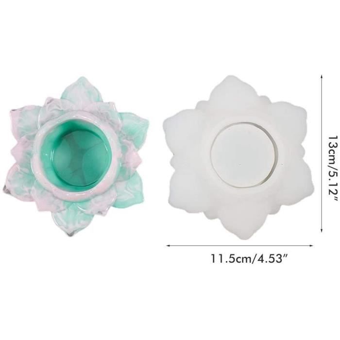 Moule Silicone Fleur De Lotus - Pour Résine Époxy Et Bougies