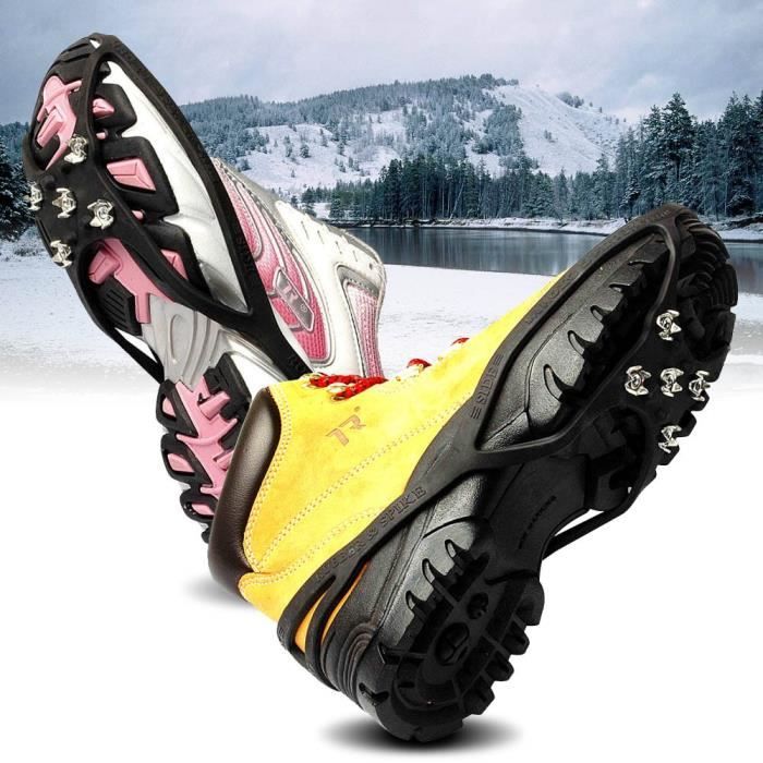 Crampons pour chaussures - anti derapant neige et glace T 43 à 48 -  Cdiscount