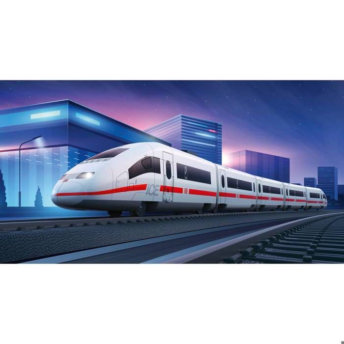 Märklin My World Port Logistics Starter Pack - Electric Freight Train H0 (55 cm) in Kit with 26 Pieces - Model Railway with Remote Control for Children from 3 Years