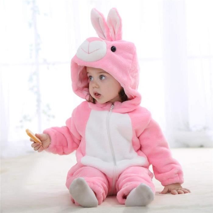 Gigoteuse bébé，Pyjama Ensemble de Pyjama Dors Bien Enfant Bébé Combinaison  Hiver Forme Animal Déguisement,(70cm,Age:0-6 months)