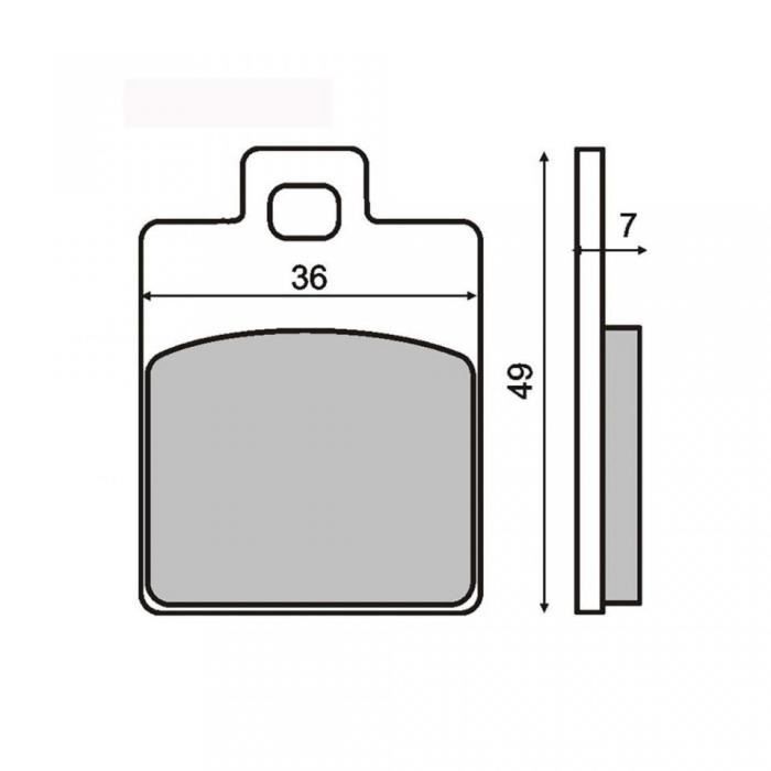 Plaquettes De Frein Avant Pour Piaggio X8 125 (2004-2007) - Garniture Métal Fritté