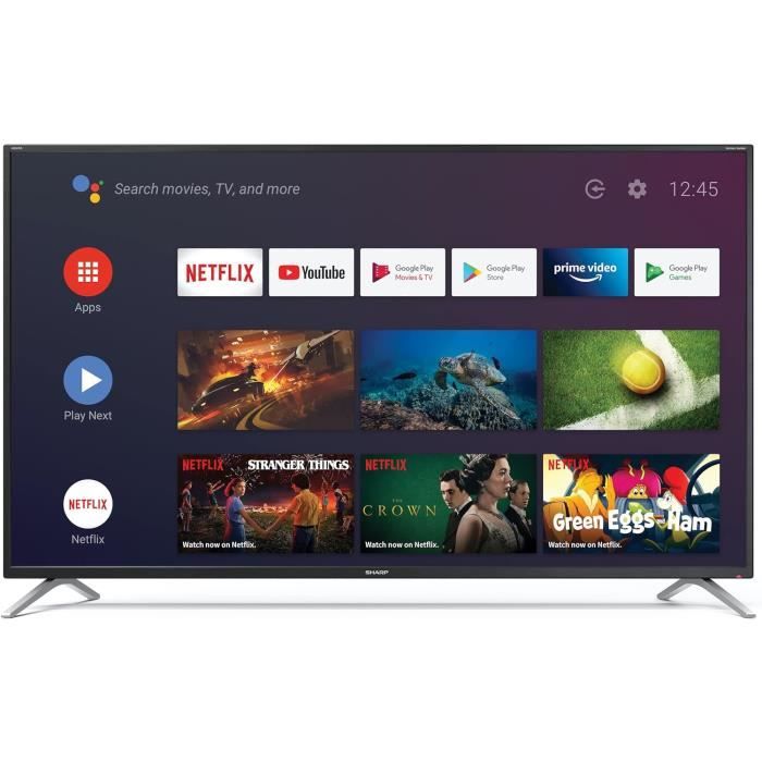 Tv Led Ultra Hd 4K 126 Cm 50Bl2Ea Hdr Android Tv, Fluidité 600 Active ...