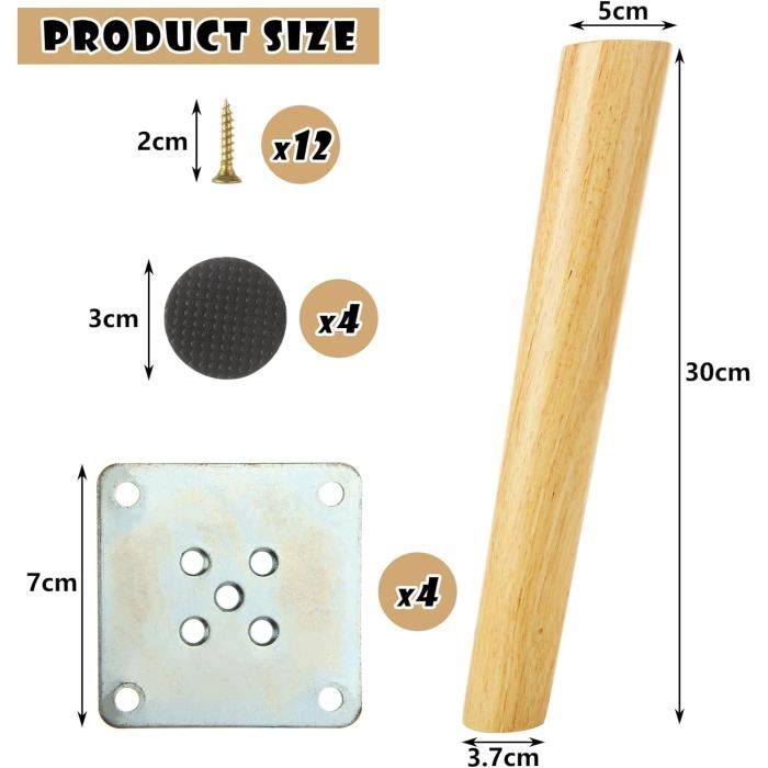 Lot De 22 Disques Ronds En Bois 30,5 Cm - Cercles Bois Brut Pour Bricolage, Déco Mariage Et Porte