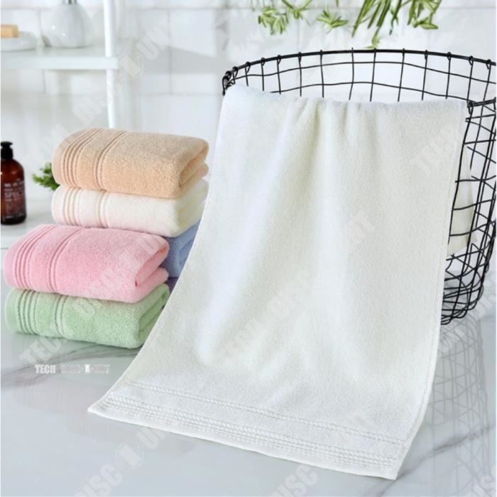 Set Serviettes De Bain 3 Pièces - 1 Drap De Bain + 2 Serviettes - Coton Épais Hautement Absorbant - Rouge Brique