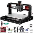 Machine gravure laser en bois CNC 3018 Pro, contrôleur hors ligne, 5 mm tige d'extension, zone de travail 300 * 180x40mm - 2500mw-2