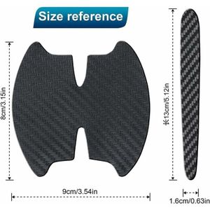 Lot De 8 Films De Protection Transparents Pour Poignée De