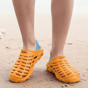sandales homme orange