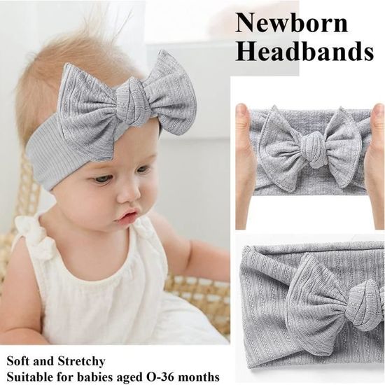 Mollette Capelli Bambina Bandeau Turban Lapin Bébé Fille - Serre-Tête Élastique Photo Serre-tête Lapin Fille