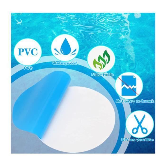 Acheter Taurust Patchs de réparation auto-adhésifs pour piscines, kit de  réparation de piscine en PVC, patchs de réparation sous-marins  auto-adhésifs pour lit d'eau, piscines