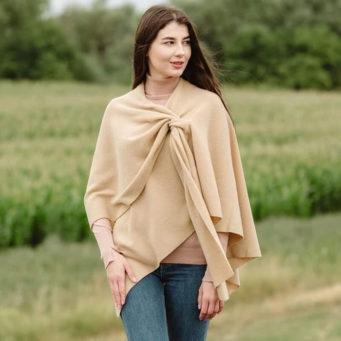 Poncho en laine pour femme sales