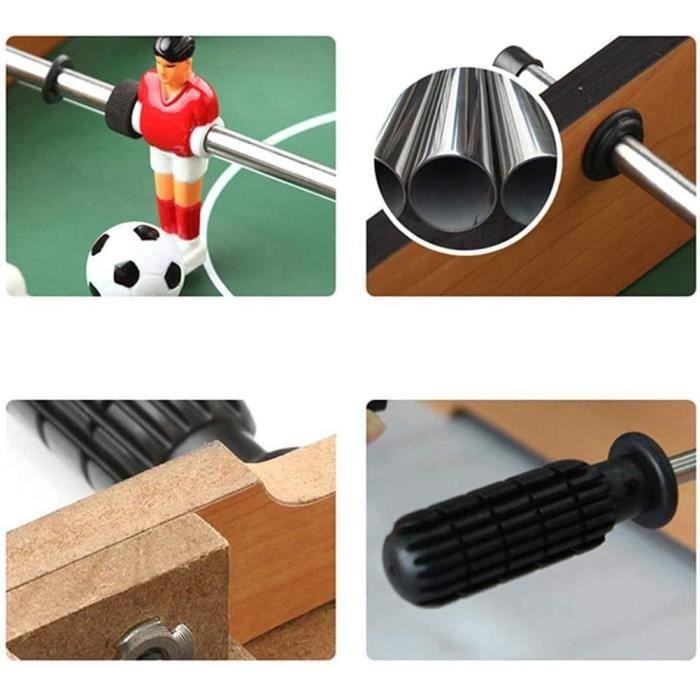 Relaxdays- Baby-Foot ini babyfoot Enfants Adulte Jeu de Table Soccer