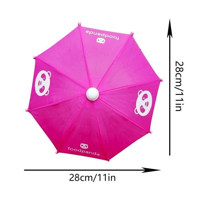 ESTINK Parapluie de support de téléphone Petit Parapluie Motard