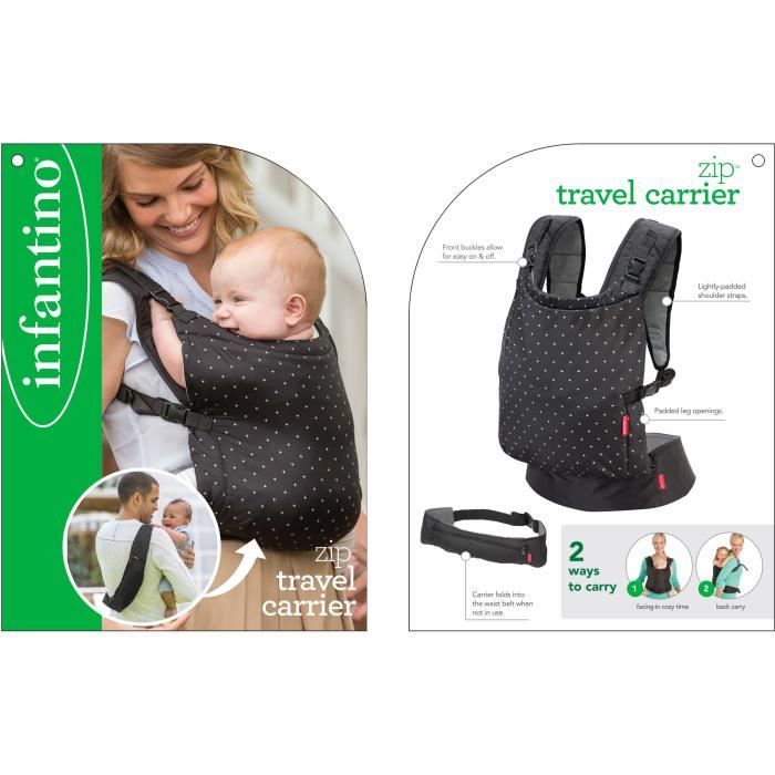 INFANTINO Porte B b Banane Zip Travel Cdiscount Pu riculture