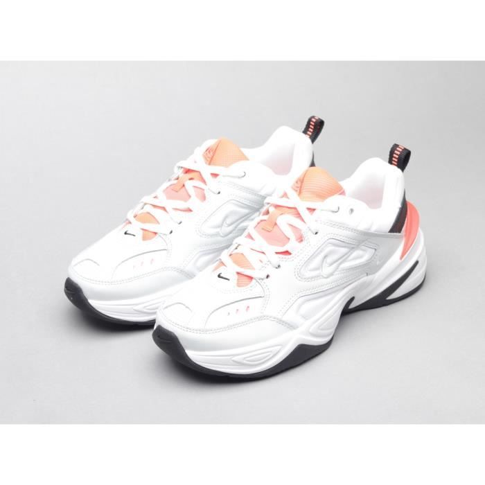 Nike m2k TEKNO orange White Blanc Cdiscount Chaussures