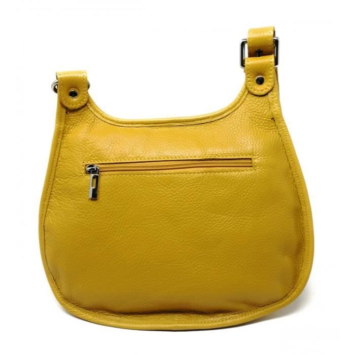 Sac besace jaune top