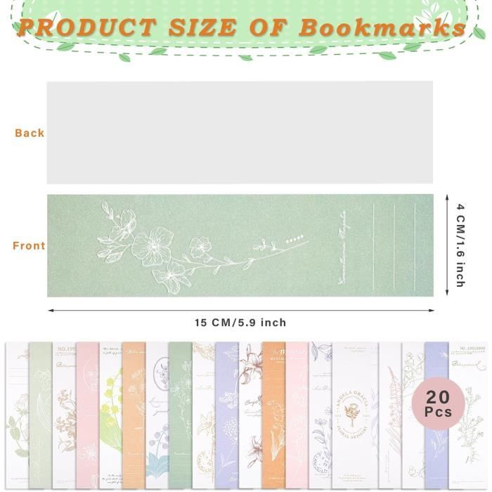 Kaizuca 6 Pcs Marque-Pages Pour Peinture Diamant,Marque-Page Plume Kit Mosaïque, Marque-Page Pour Peinture Diamant Pour Enfants et Adultes, Coffret Cadeau Artisanal(A