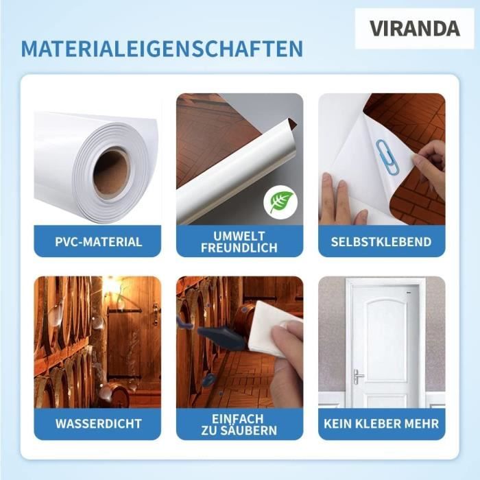 VIRANDA Stickers Porte 3D Auto-adhésif - Dunes De Sable - PVC Autocollants De Décoration Pour Porte 77 X 200 Cm