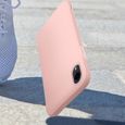 Coque Apple iPhone XR Silicone Flexible Bumper Résistant - rose Rose-3