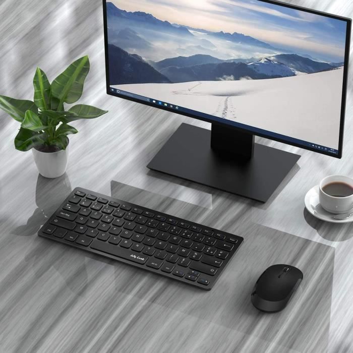 6 € 01 Sur Ensemble Mini Clavier + Souris Ultra-mince Costume 2,4 G Clavier Sans