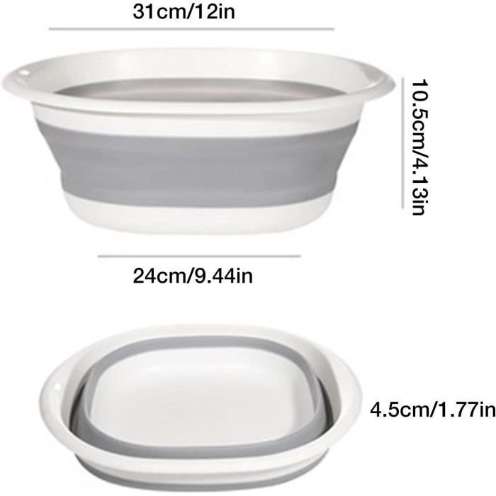 Acheter Conception suspendue lavabo pliable bol à vaisselle outil de  nettoyage de pique-nique lavabo pliable
