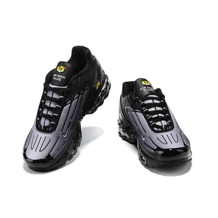 nike tn 3 triple black leather