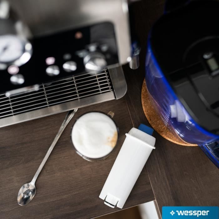 Wessper Kit accessoires Détartrant DeLonghi + 5 Filtres pour cafetiere  Delonghi