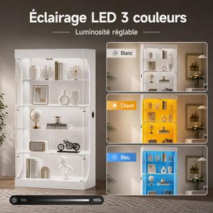 Pinsheng Cadre Flottant 3D 10 Pièces Presentoir Transparent Vitrine