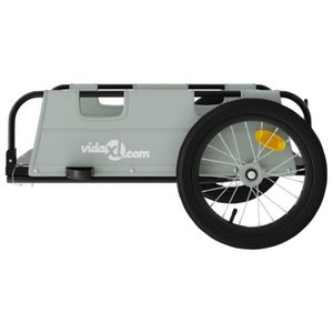 Remorque De Vélo VidaXL – Chariot De Transport Pour Bagages Et Courses