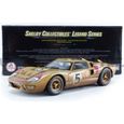 Voiture Miniature de Collection - SHELBY COLLECTIBLES 1/18 - FORD GT 40 Mk II - Le Mans 1966 - Dirty Version - Or - SHELBY430-0