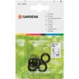 Joints toriques GARDENA 9mm - Kit de 5 unités pour tous les outils d'arrosage Original GARDENA System® (5303-20)-0
