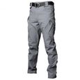 Pantalon de Travail Homme Cargo Battle Extérieur en Coton Milti-Poches - Gris-0