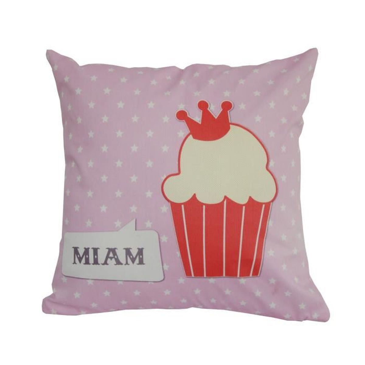 Coussin Deco Imprime Cup Cake Cdiscount Maison