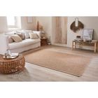 Tapis - NAZAR RUGS - NATURE - 120x170 cm - Effet jute naturel - Chevron - Beige