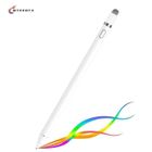Stylet Tactile - MTEVOTX - Compatible Smartphones/Tablettes - Pointe Fine 1.5mm - Blanc - 47g
