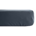 Drap housse Palace pur coton teint lavé 63 fils/cm² Vent du sud - Palace Granit - 160 x 200 cm bonnet de 35 cm