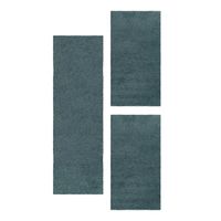 Teppium Entourages de lit Tapis de cmhambre Plain Shaggy Rectangulaire BEIGE [2 x 60 x 110cm + 1 x 80 x 150 cm] Rectangulaire