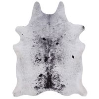 Vercai Rugs Collection Nova Skins - Tapis à Poils Longs - Carpet pour Peau D'animaux avec Touche Douce - Polyester - Blanc - 130x15…