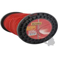 Bobine fil nylon rond OZAKI - GREENSTAR - 2,4 mm x 400 m - Blanc - 3802