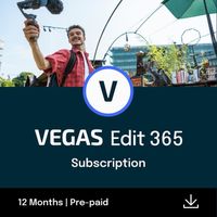 VEGAS Edit 365 (Abonnement 1 An)