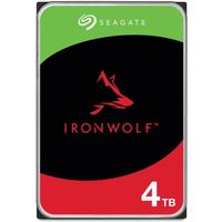 SEAGATE - Disque dur Interne - NAS IronWolf - 4To -  3.5" - 5400 tr/min (ST4000VN006)