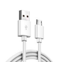 Chargeur pour Huawei P smart / Huawei P smart 2020 Cable Micro USB Data Synchro Blanc 1m