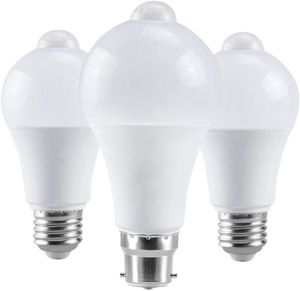 AMPOULE - LED Lampe LED B22 E27 à capteur de mouvement PIR, ampo