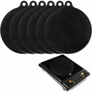 Lot De 4 Tapis De Protection Pour Plaque à Induction – Silicone Anti-Rayures Et Antidérapant – 22 Cm – Résistant à La Chaleur