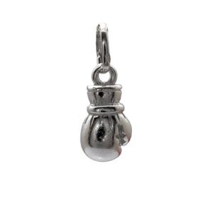 Pendentif Argent Massif 925 En Forme De Gant De Boxe - Breloque - Neuf Avec étiquettes