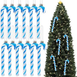 Pendentif Sapin Classique 32 Suçons De Noël Dahi - Décorations Sapin 13 Cm, Ficelle 8 M, Acrylique Réutilisable Sucre D'orge Noel