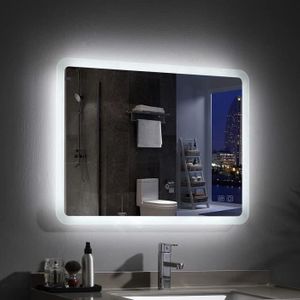 Miroir lumineux avec éclairage LED, 80x52 cm, Bona