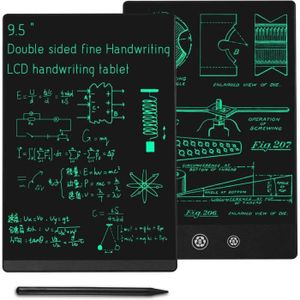 TABLEAU ENFANT Tableau d'Écriture LCD, Écran Double de 9,5 Pouces